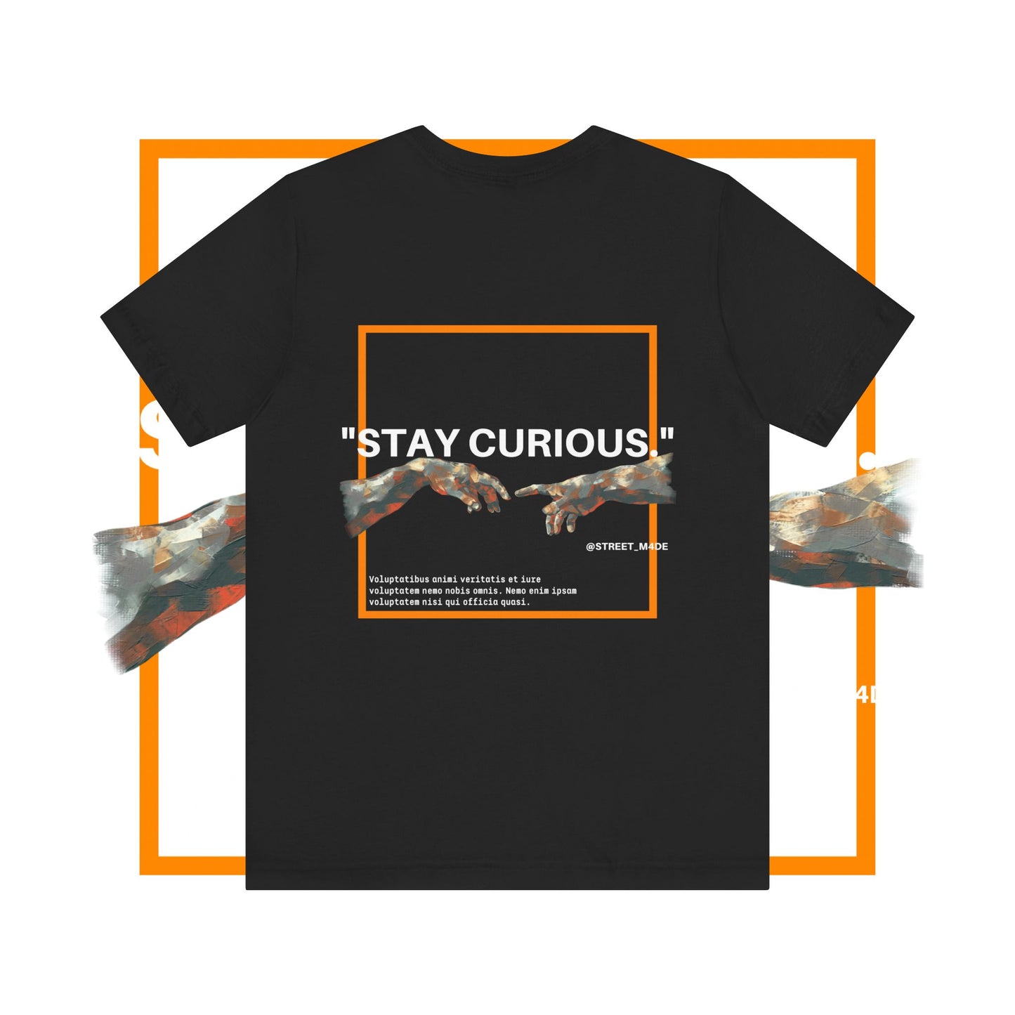 Stay Curious Orange Tee